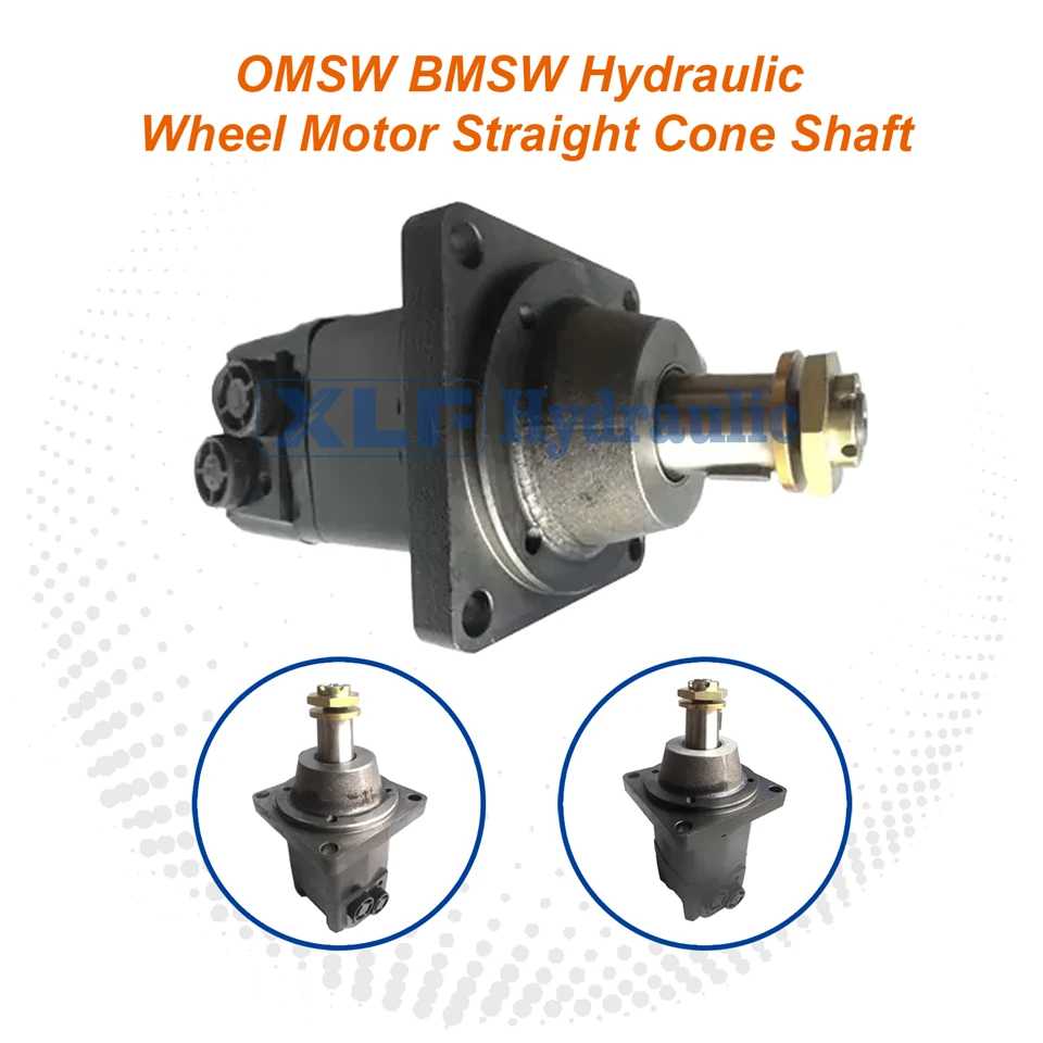 OMSW BMSW Hydraulisk hjulmotor rett kjegleaksel|Hjuldrevet motor