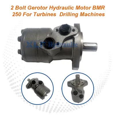 2-bolts gerotor hydraulisk motor BMR 250 for turbiner / boremaskiner